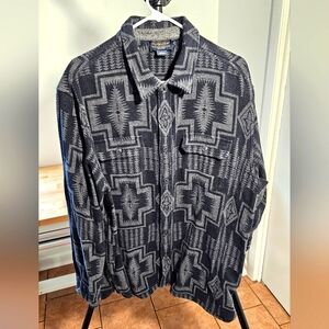 Pendleton black soft men's button down shirt
